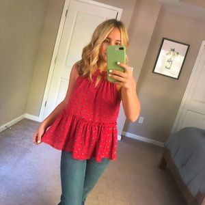 Cute printed summer tank